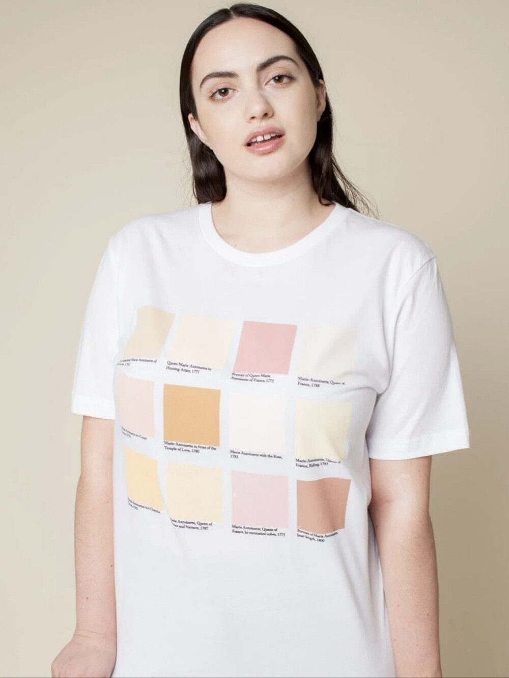 Rachel Antonoff Palette Graphic T Shirt Small